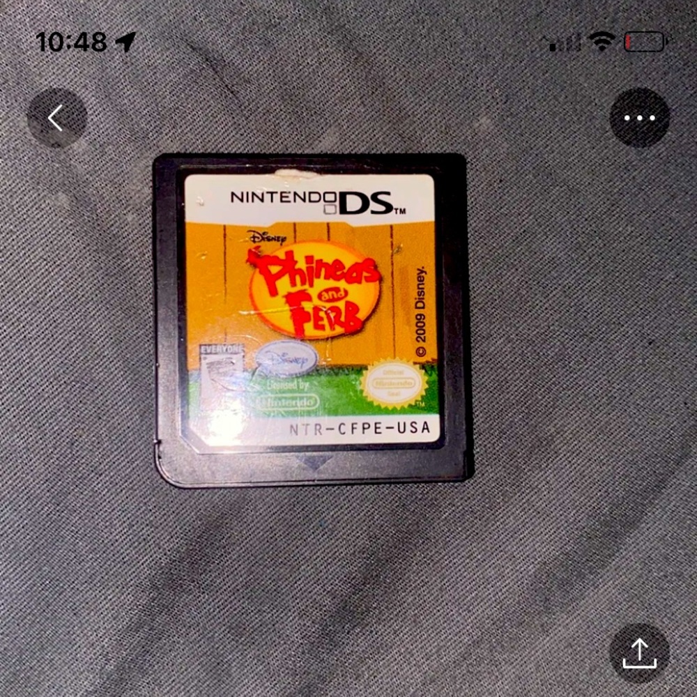 DS Phineas and Ferb Game